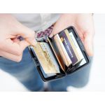 Ögon Card Case Zilver